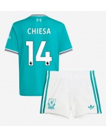 Otroške Nogometnih dresov Liverpool Federico Chiesa #14 Tretji 2025-26 Kratki rokavi (+ hlače)